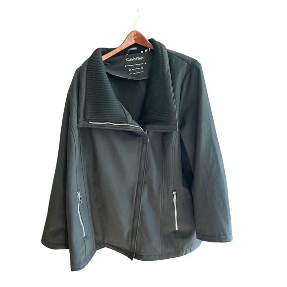 Calvin Klein Men's Black Jacket M Water-Resistant Mid-Length - Picture 1 of 15